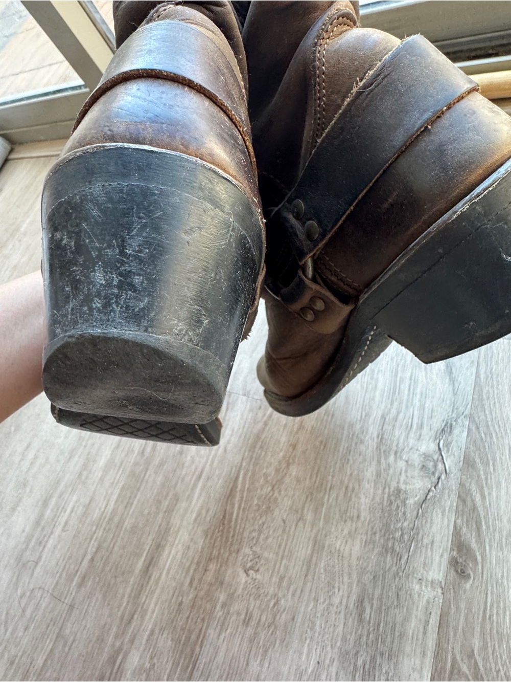 Frye Harness Boots Size 7 M Woman’s - Picture 13 of 16